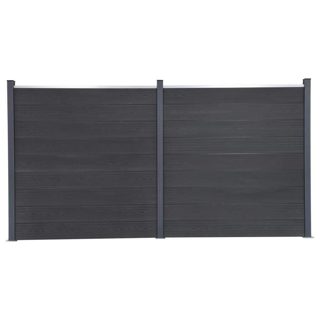 vidaXL Schuttingpaneelset 180x186 cm HKC bruin