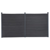 vidaXL Schuttingpaneelset 180x186 cm HKC bruin