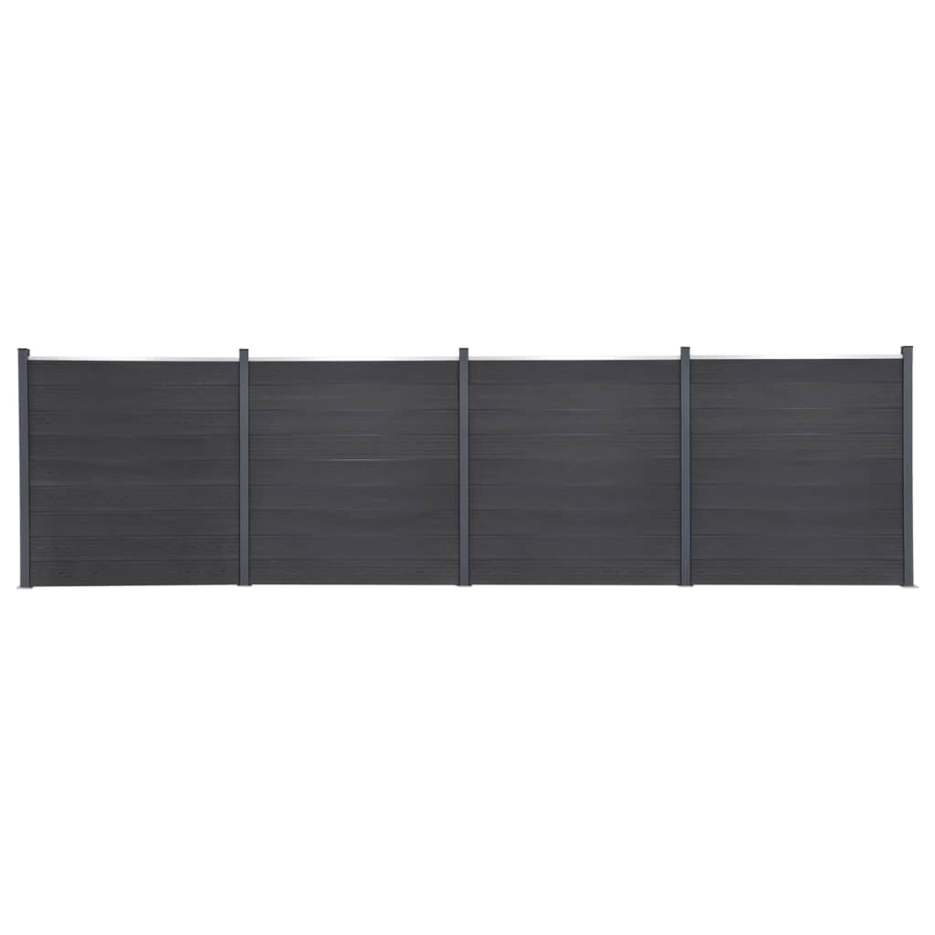 vidaXL Schuttingpaneelset 180x186 cm HKC bruin