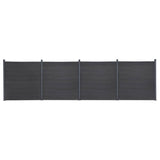 vidaXL Schuttingpaneelset 180x186 cm HKC bruin