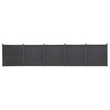 vidaXL Schuttingpaneelset 180x186 cm HKC bruin