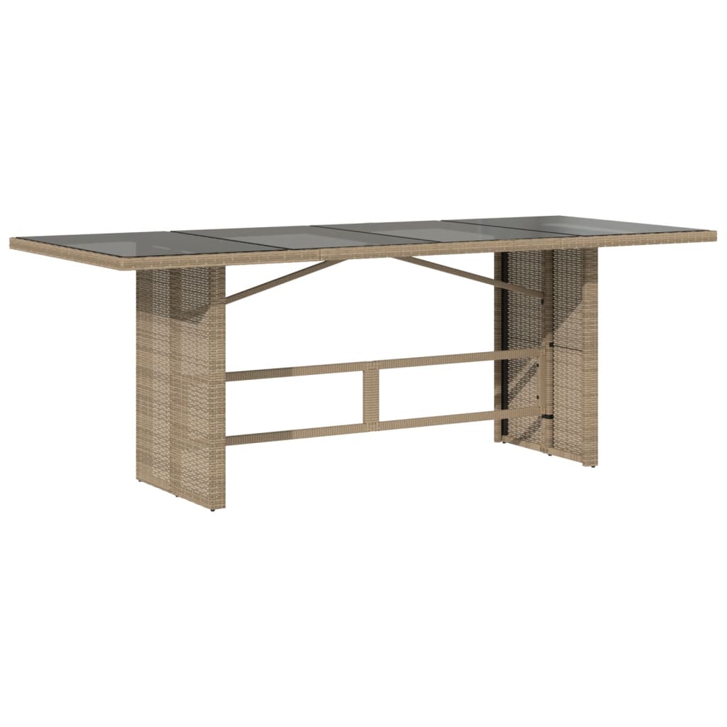 vidaXL 7-delige Tuinset met kussens poly rattan zwart