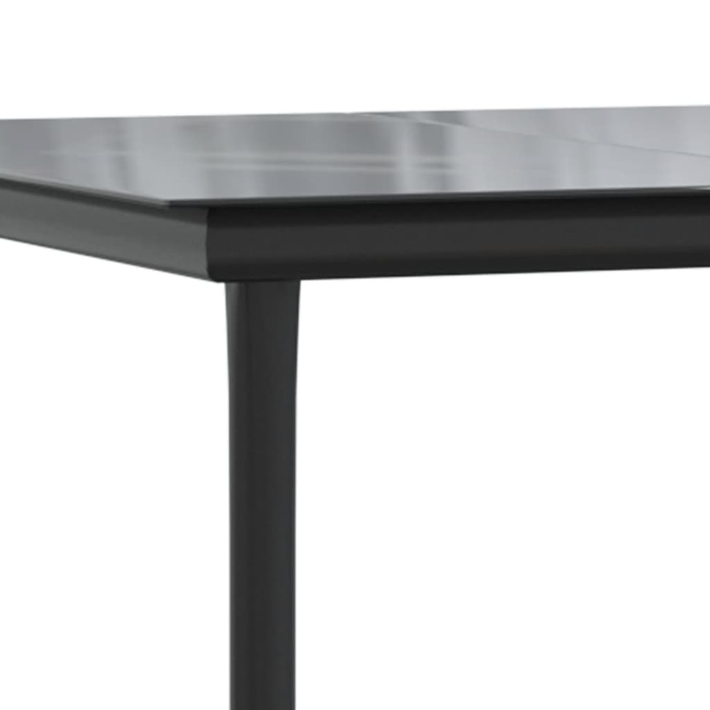 vidaXL 3-delige Tuinset met kussens poly rattan grijs
