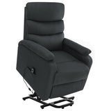 vidaXL Sta-op-massagestoel stof lichtgrijs