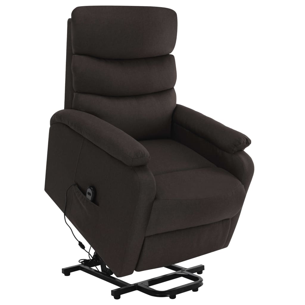 vidaXL Sta-op-massagestoel stof lichtgrijs