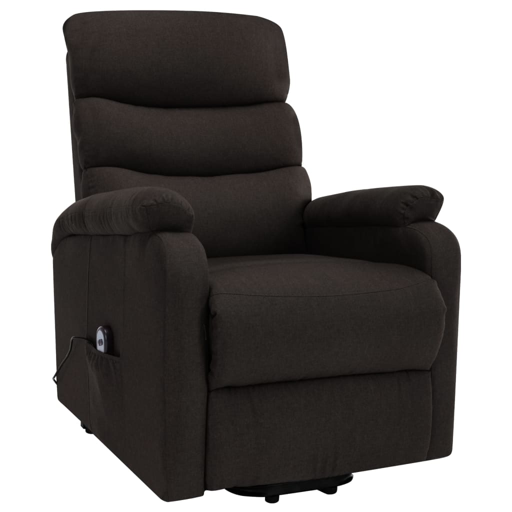 vidaXL Sta-op-massagestoel stof lichtgrijs