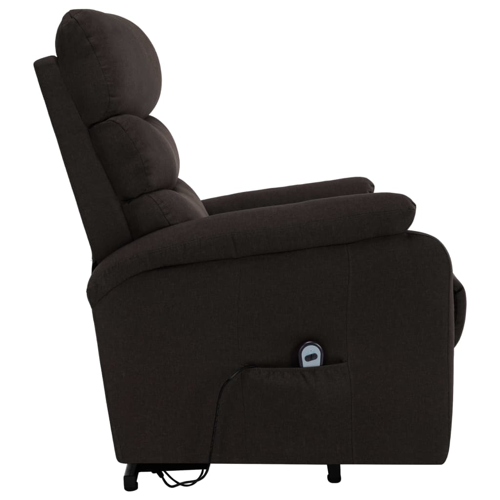 vidaXL Sta-op-massagestoel stof lichtgrijs