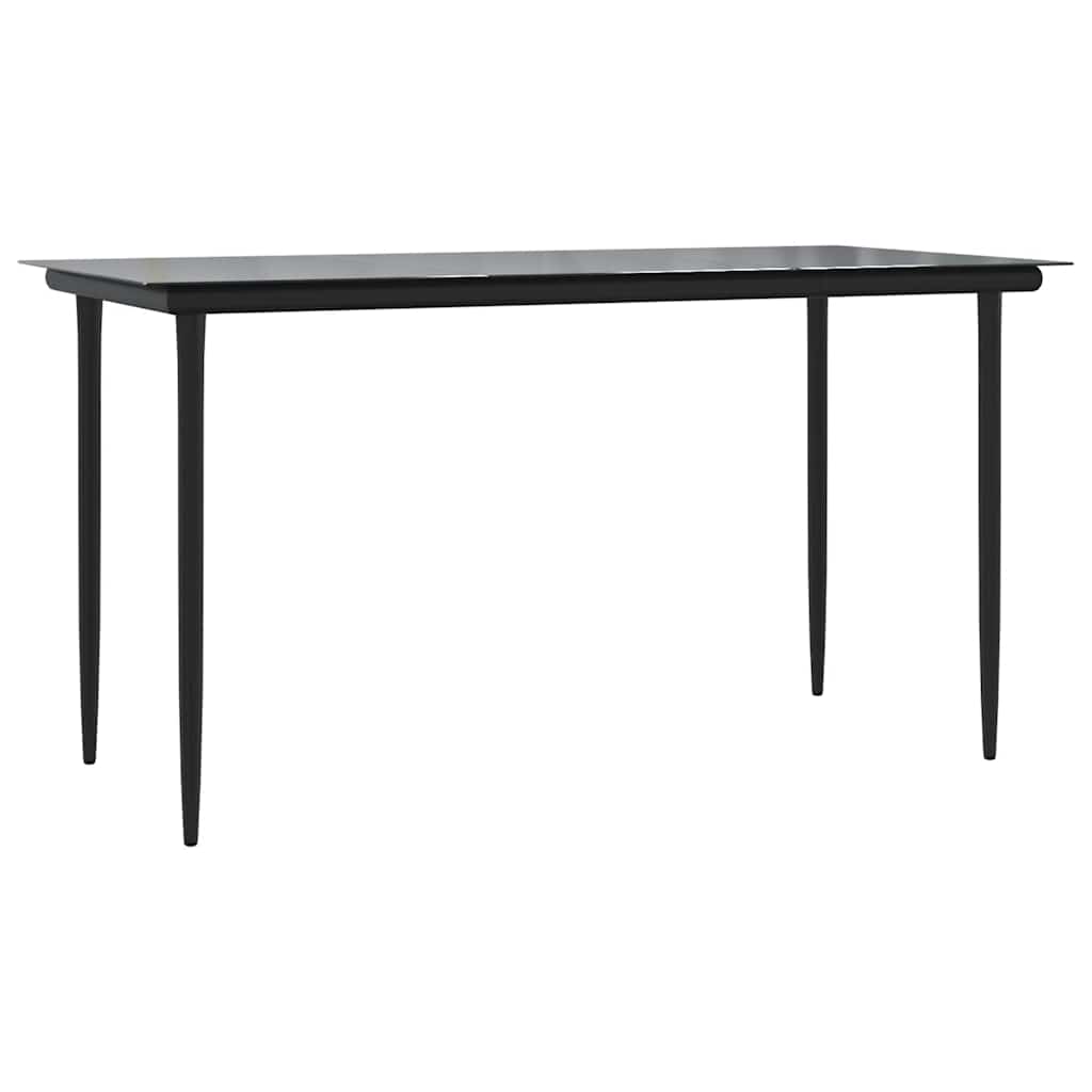 vidaXL 3-delige Bistroset met kussens poly rattan grijs