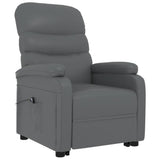 vidaXL Recliner with lift-up function artificial leather black