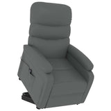 vidaXL Recliner with lift-up function artificial leather black