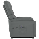 vidaXL Recliner with lift-up function artificial leather black