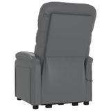 vidaXL Recliner with lift-up function artificial leather black