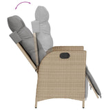 vidaXL 7-delige Tuinset met kussens poly rattan zwart
