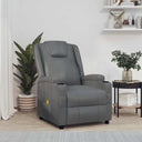 vidaXL Massagestoel kunstleer bruin