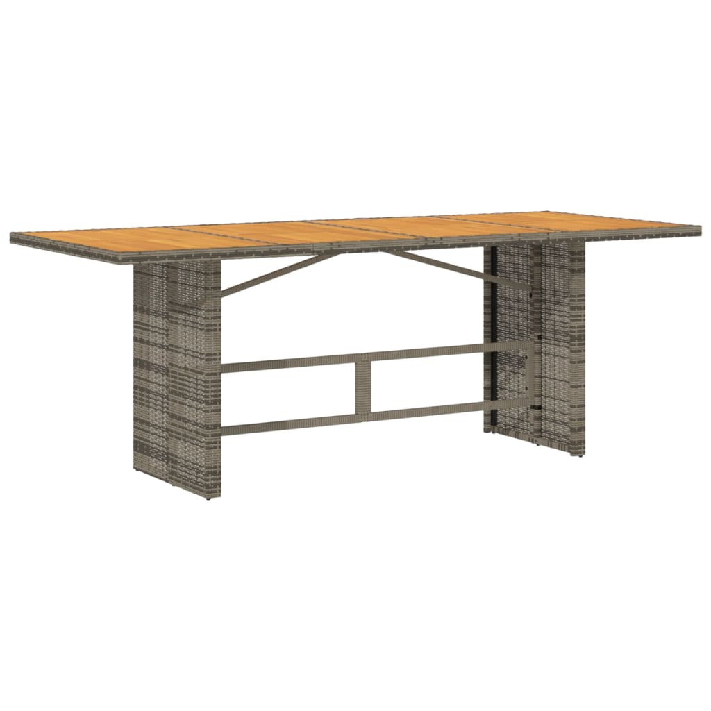 vidaXL 7-delige Tuinset met kussens poly rattan zwart