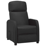 vidaXL Fauteuil verstelbaar kunstleer zwart