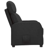 vidaXL Fauteuil verstelbaar kunstleer zwart