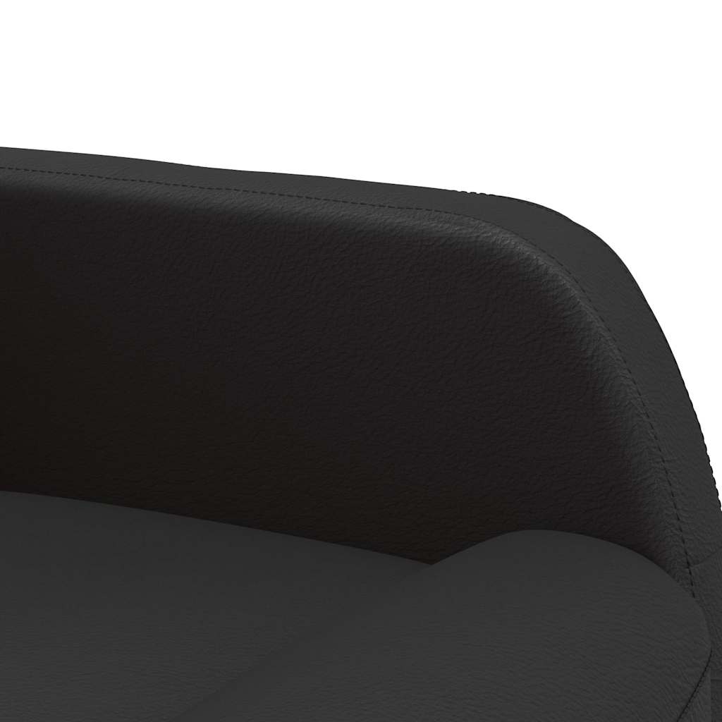 vidaXL Fauteuil verstelbaar kunstleer zwart