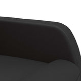 vidaXL Fauteuil verstelbaar kunstleer zwart