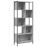 vidaXL Boekenkast 72x28x172 cm bewerkt hout zwart