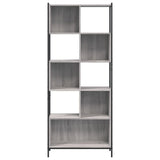 vidaXL Boekenkast 72x28x172 cm bewerkt hout zwart