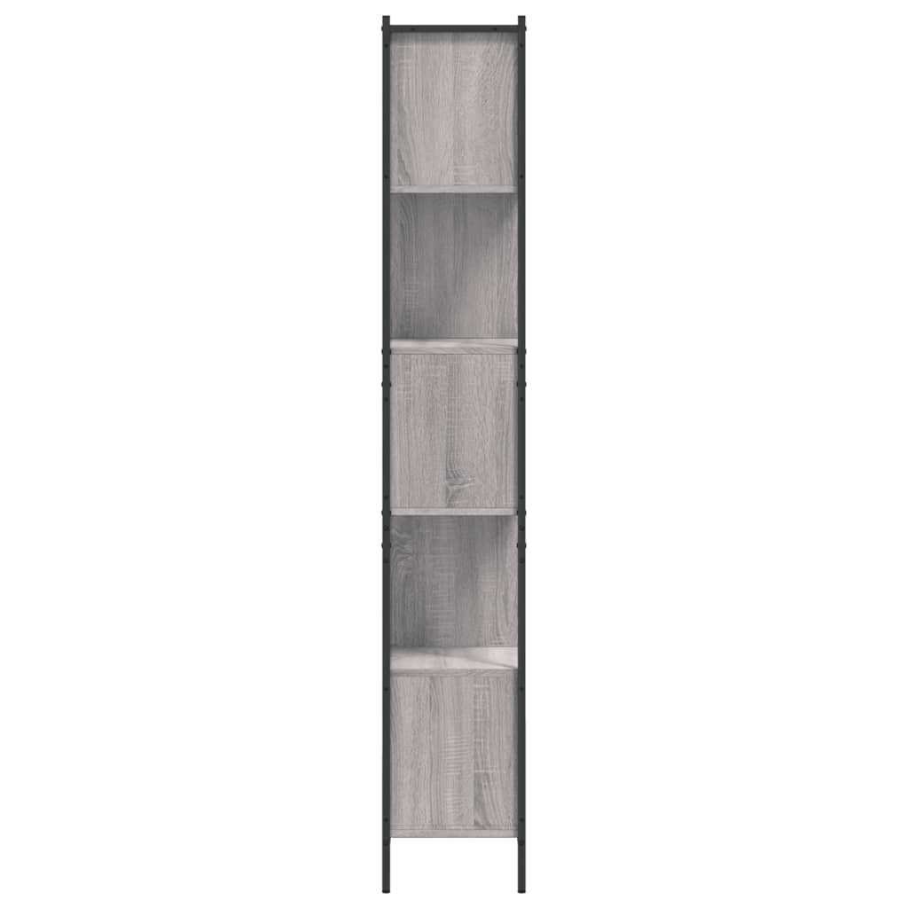 vidaXL Boekenkast 72x28x172 cm bewerkt hout zwart