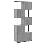 vidaXL Boekenkast 72x28x172 cm bewerkt hout zwart