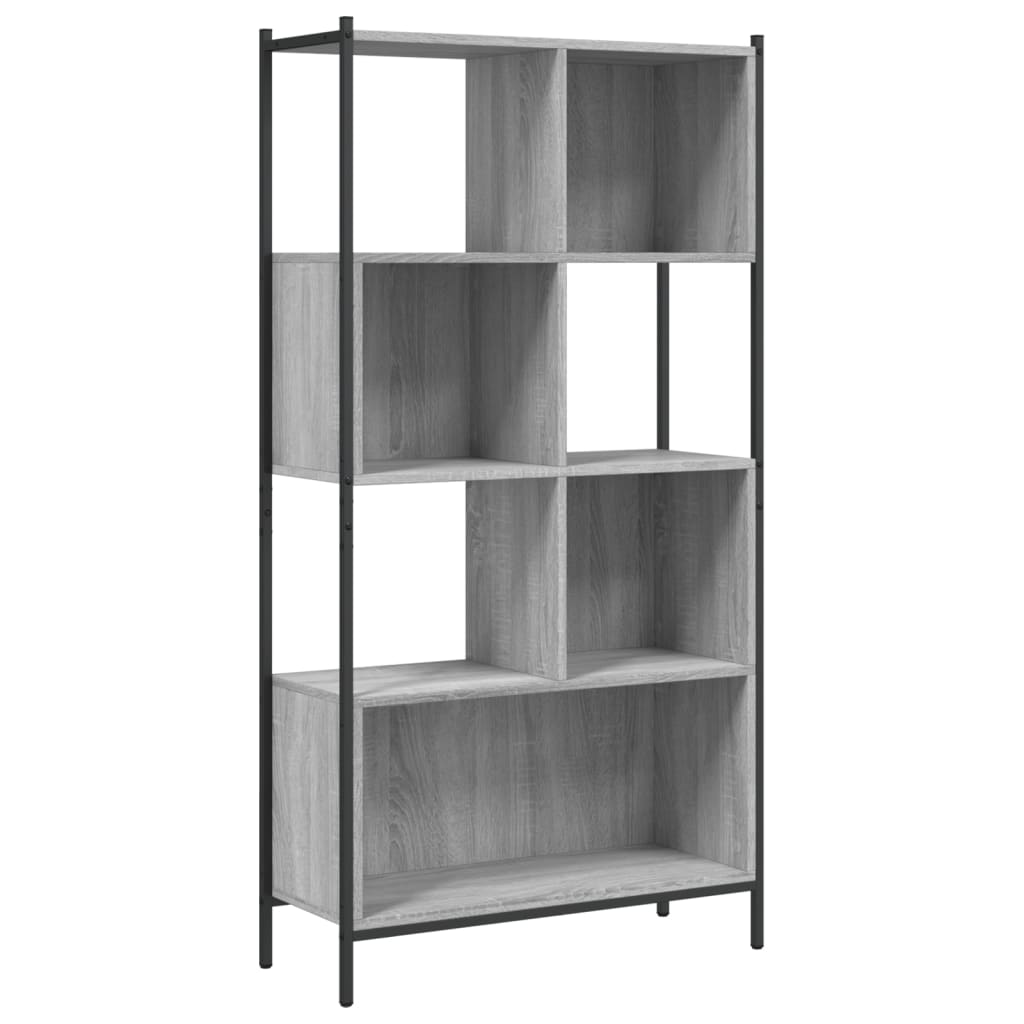 vidaXL Boekenkast 72x28x172 cm bewerkt hout zwart