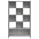 vidaXL Bookcase 102x28x172 cm Engineered Wood Smoked Oak