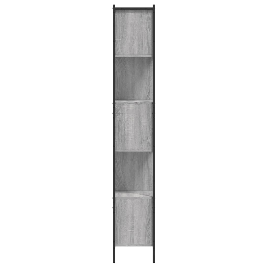 vidaXL Bookcase 102x28x172 cm Engineered Wood Smoked Oak