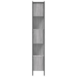 vidaXL Bookcase 102x28x172 cm Engineered Wood Smoked Oak