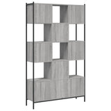 vidaXL Bookcase 102x28x172 cm Engineered Wood Smoked Oak