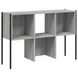 vidaXL Bookcase 102x28x172 cm Engineered Wood Smoked Oak