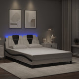 vidaXL Bedframe "Viana" met LED zonder matras zwart 80x200 cm