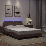vidaXL Bedframe met LED zonder matras "Zadar" zwart 80x200 cm
