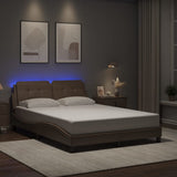 vidaXL Bedframe met LED zonder matras "Zadar" zwart 80x200 cm
