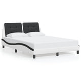 vidaXL Bedframe met LED zonder matras "Zadar" zwart 80x200 cm