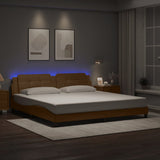 vidaXL Bedframe met LED zonder matras "Zadar" zwart 80x200 cm