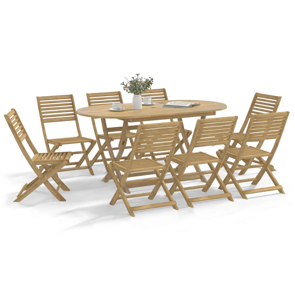 vidaXL Tuinstoelen 6 st inklapbaar 54,5x61,5x86,5 cm acaciahout
