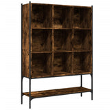 vidaXL Boekenkast 102x30x141,5 cm bewerkt hout zwart