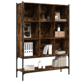 vidaXL Boekenkast 102x30x141,5 cm bewerkt hout zwart