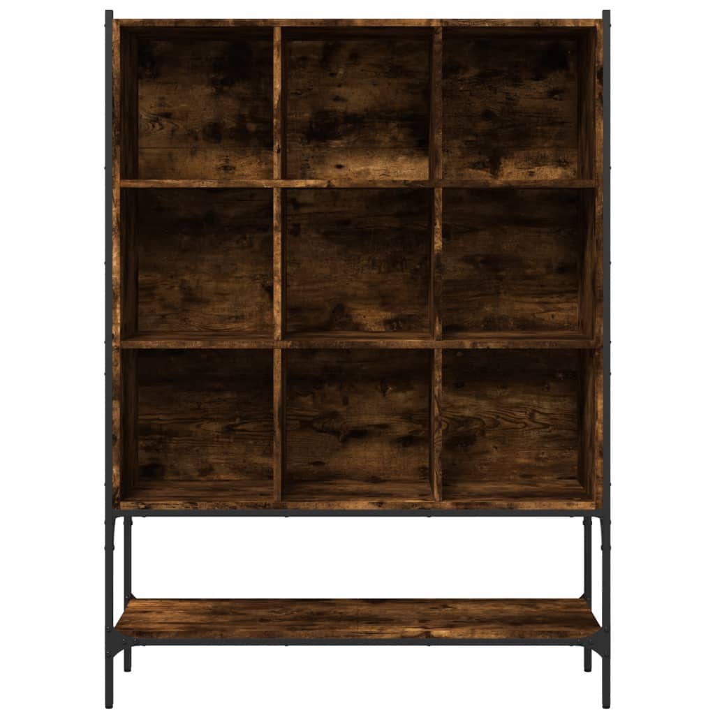 vidaXL Boekenkast 102x30x141,5 cm bewerkt hout zwart