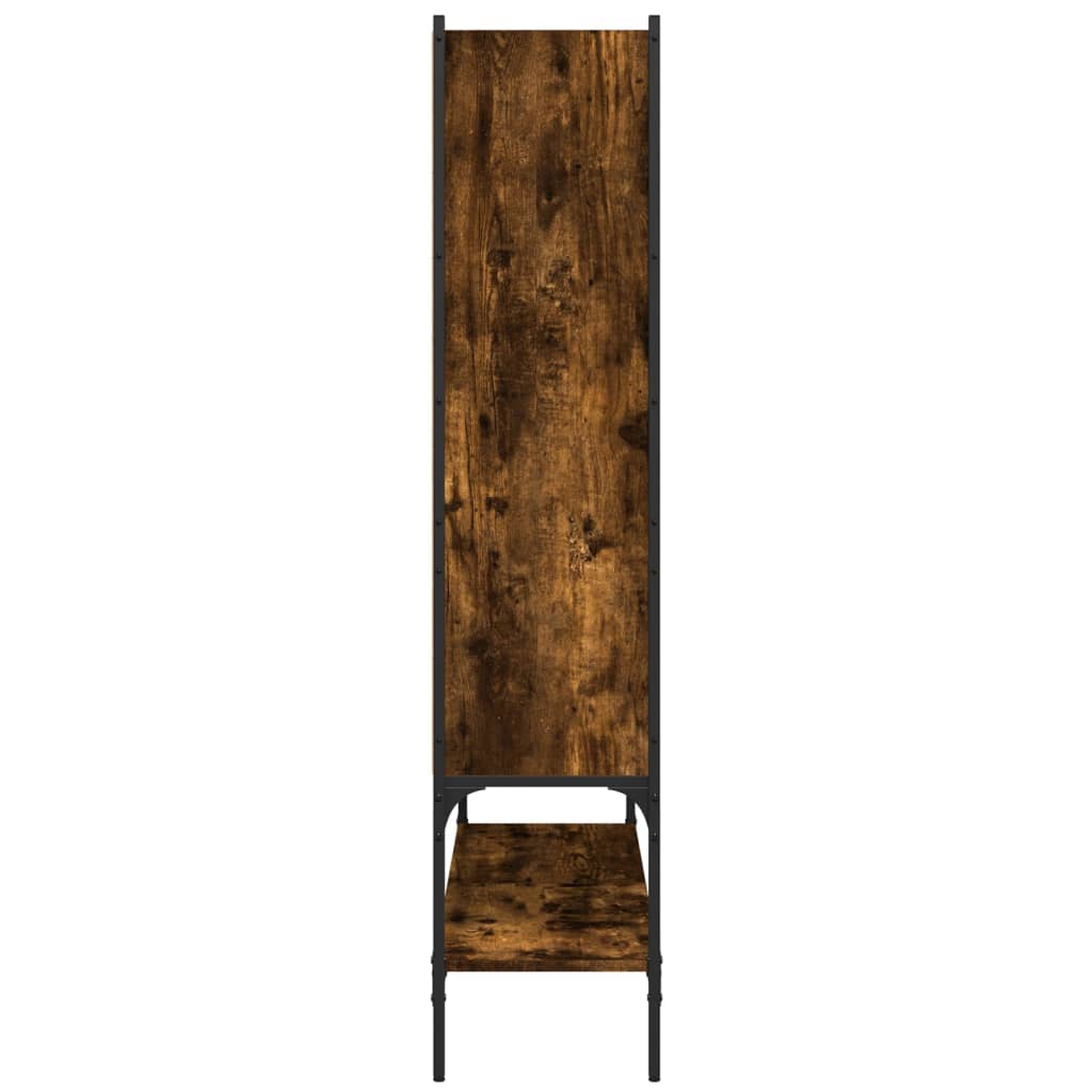 vidaXL Boekenkast 102x30x141,5 cm bewerkt hout zwart