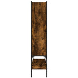 vidaXL Boekenkast 102x30x141,5 cm bewerkt hout zwart