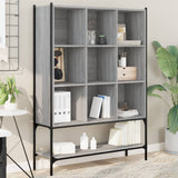 vidaXL Boekenkast 102x30x141,5 cm bewerkt hout zwart