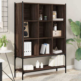 vidaXL Boekenkast 102x30x141,5 cm bewerkt hout zwart