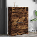 vidaXL Schoenenkast avec 2 claviers 80x34x116 cm blanc