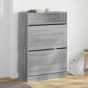 vidaXL Schoenenkast avec 2 claviers 80x34x116 cm blanc