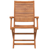vidaXL Tuinstoelen inklapbaar 2 st massief acaciahout