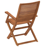 vidaXL Tuinstoelen inklapbaar 2 st massief acaciahout